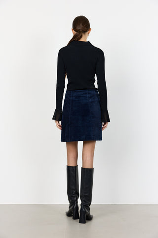 LR-ORLANDO 2 Skirt Dark blue