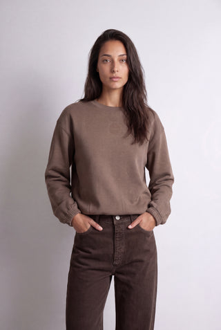 LR-NUKA 13 Sweatshirt Dark brown