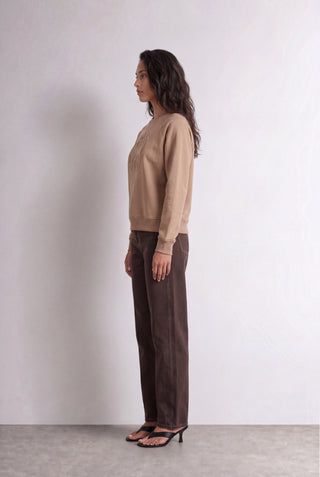 LR-NUKA 11 Sweatshirt Light brown