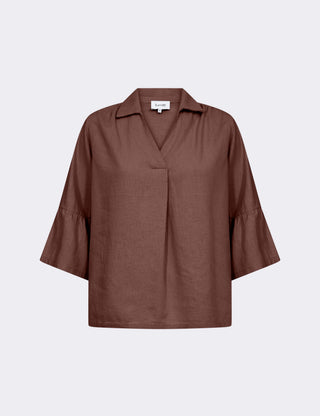 LR-NAJA 53 Blouse Brown