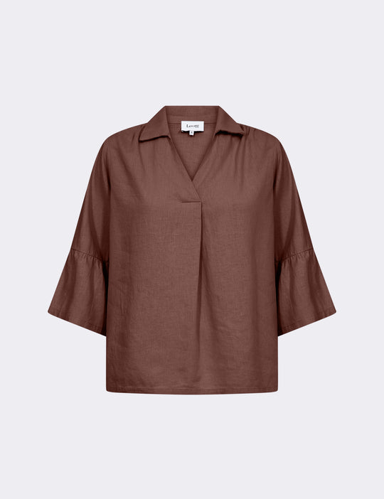 LR-NAJA 53 Blouse Brown
