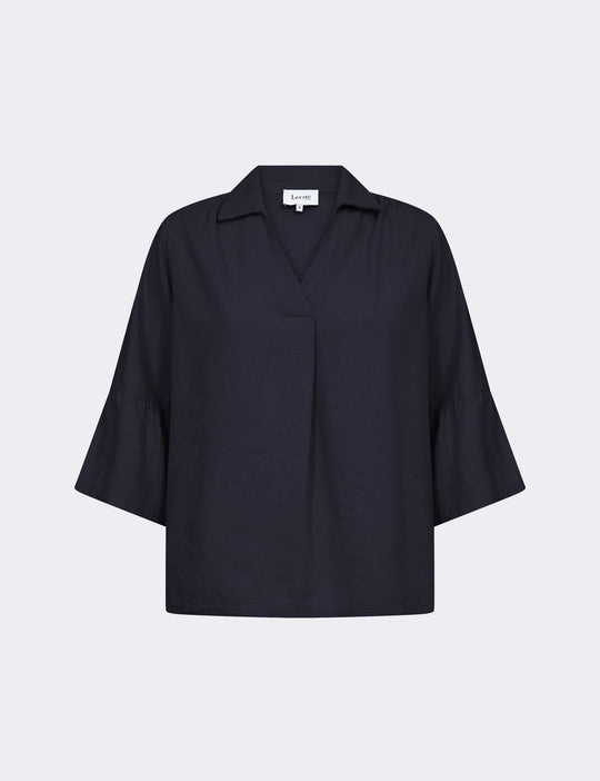 LR-NAJA 53 Blouse Dark blue