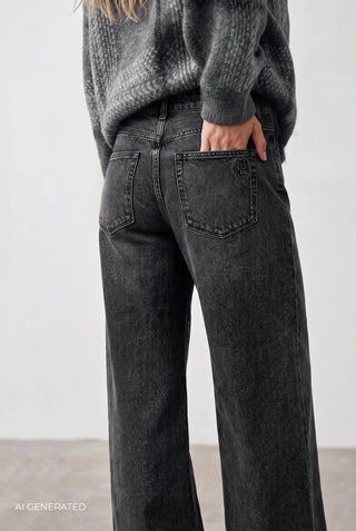 BL-AIDE 1 Jeans Dark grey