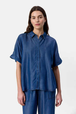 LR-HENRI 1 Shirt Dark blue