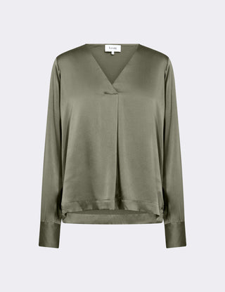 LR-GALE 3 Blouse Dark green