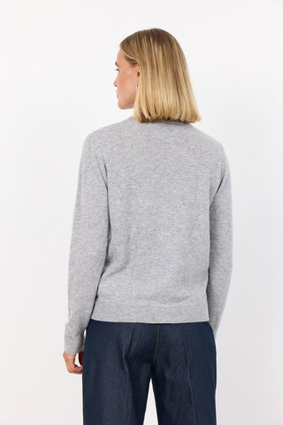 LR-ELOISE 1 Cardigan Light grey