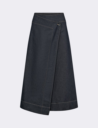 LR-INEZ 3 Skirt Dark denim