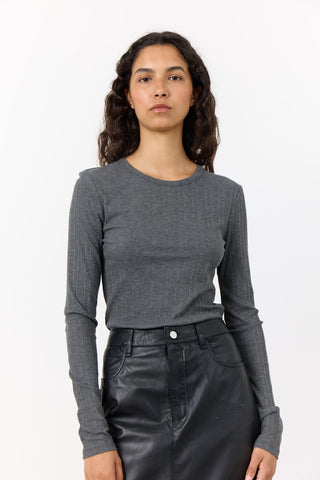 LR-ISSEY 1 Blouse Dark grey