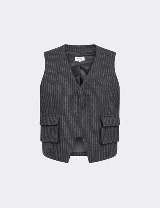 LR-IRIS 3 Waistcoat Dark grey