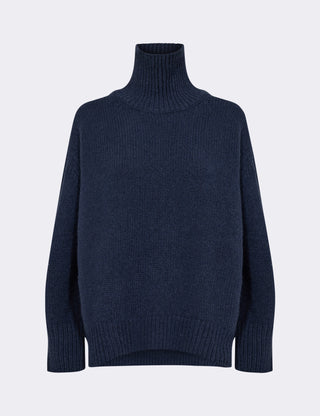 LR-PERLE 3 Knit Dark blue