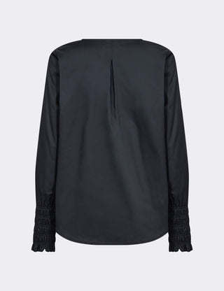 LR-ISLA SOLID 113 Blouse Dark blue