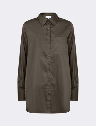 LR-ISLA SOLID 114 Shirt Brown