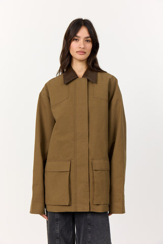 LR-MAGGIE 1 Jacket Dark green