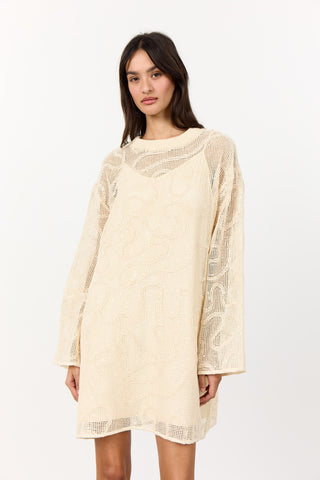 LR-MANGIA 1 Dress Cream