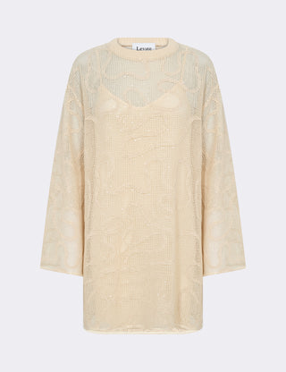 LR-MANGIA 1 Dress Cream