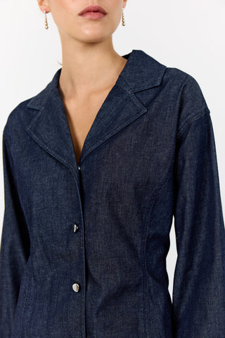 LR-NURI 1 Shirt Dark blue