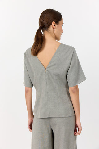 LR-NELLY 2 Top Light grey