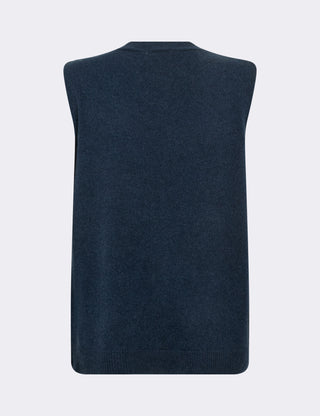 LR-ELOISE 10 Waistcoat Dark blue