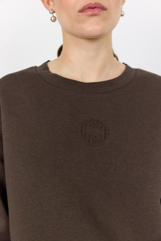 LR-NUKA 13 Sweatshirt Dark brown