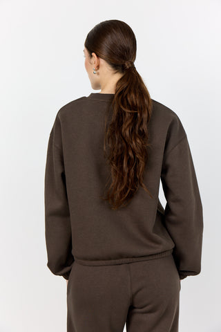 LR-NUKA 13 Sweatshirt Dark brown