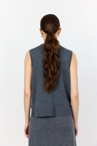 LR-ISMAILA 11 Waistcoat Dark grey