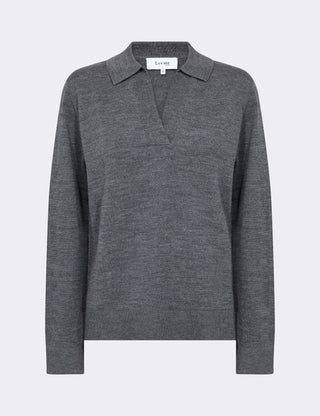 LR-ISMAILA 9 Pullover Dark grey