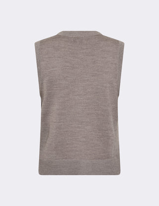LR-ISMAILA 11 Waistcoat Light brown