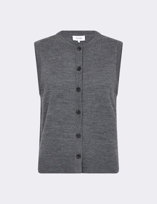 LR-ISMAILA 11 Waistcoat Dark grey