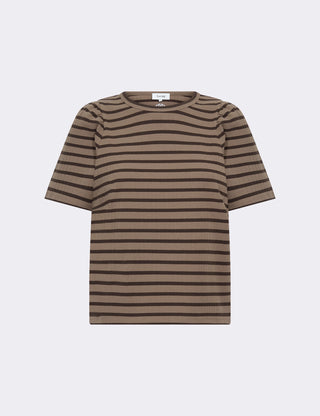 LR-NEDDIE 1 T-shirt Dark brown