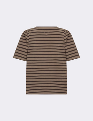 LR-NEDDIE 1 T-shirt Dark brown