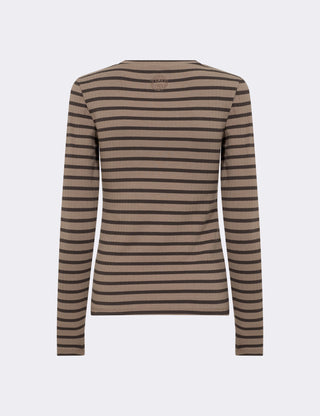 LR-NEDDIE 2 T-shirt Dark brown