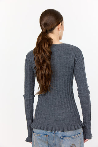 LR-ISMAILA 13 Pullover Dark grey