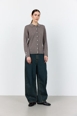 LR-ISMAILA 6 Pullover Light brown