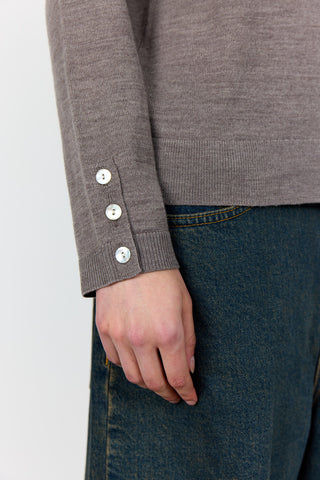 LR-ISMAILA 6 Pullover Light brown