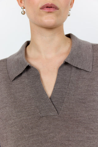 LR-ISMAILA 9 Pullover Light brown