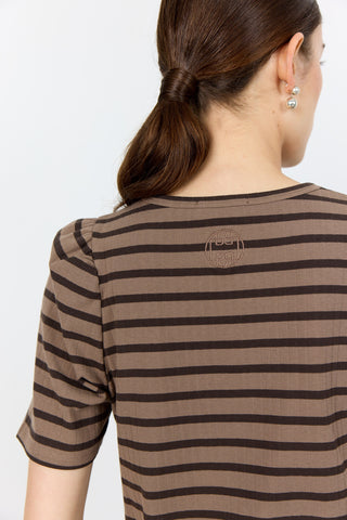 LR-NEDDIE 1 T-shirt Dark brown