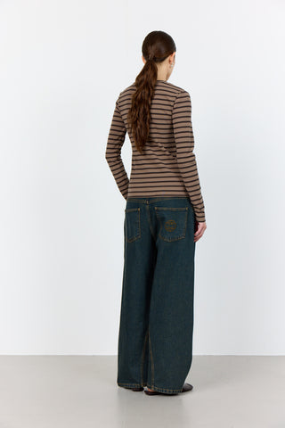 LR-NEDDIE 2 T-shirt Dark brown