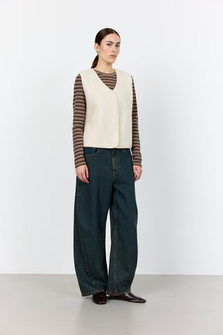 LR-NISSA 1 Waistcoat Off white