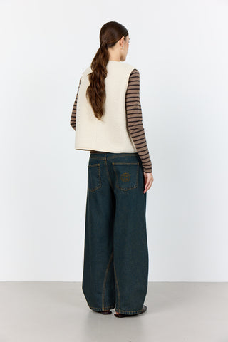 LR-NISSA 1 Waistcoat Off white