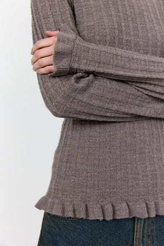 LR-ISMAILA 13 Pullover Light brown