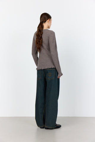 LR-ISMAILA 13 Pullover Light brown