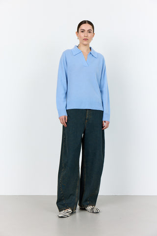 LR-ELOISE 5 Pullover Light blue