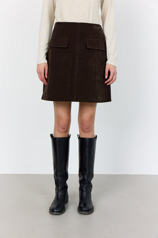 LR-NIOBA 2 Skirt Dark brown