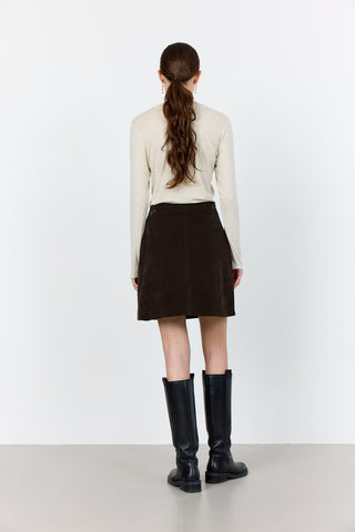 LR-NIOBA 2 Skirt Dark brown