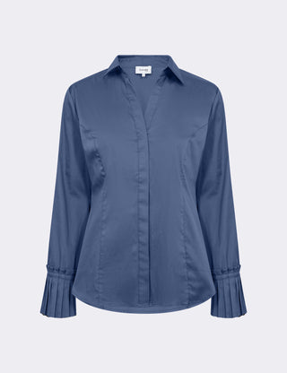 LR-ISLA SOLID 130 Shirt Blue