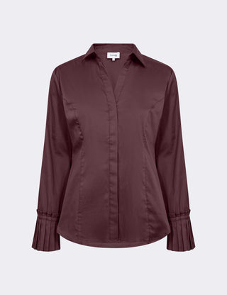 LR-ISLA SOLID 130 Shirt Bordeaux