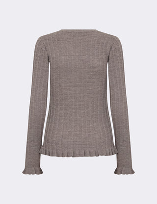 LR-ISMAILA 13 Pullover Light brown