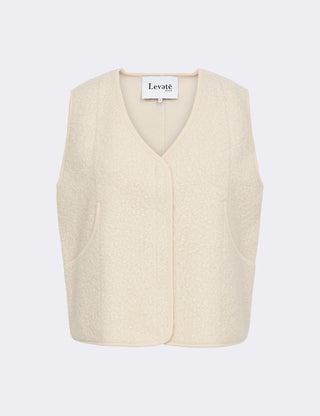LR-NISSA 1 Waistcoat Off white
