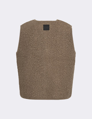 LR-NISSA 1 Waistcoat Light brown