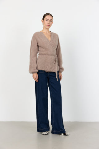 LR-NOREEN 7 Cardigan Light brown